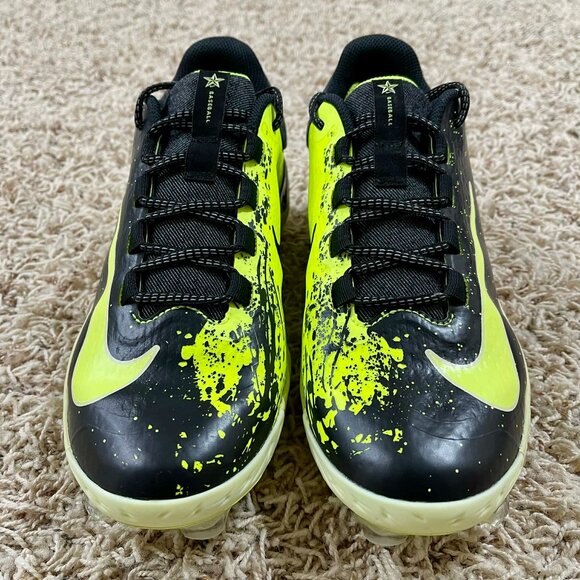 Nike Alpha Huarache NXT MCS Baseball Cleats Black/Life Lime FV6092-001 Men’s 8.5 - Picture 8 of 16